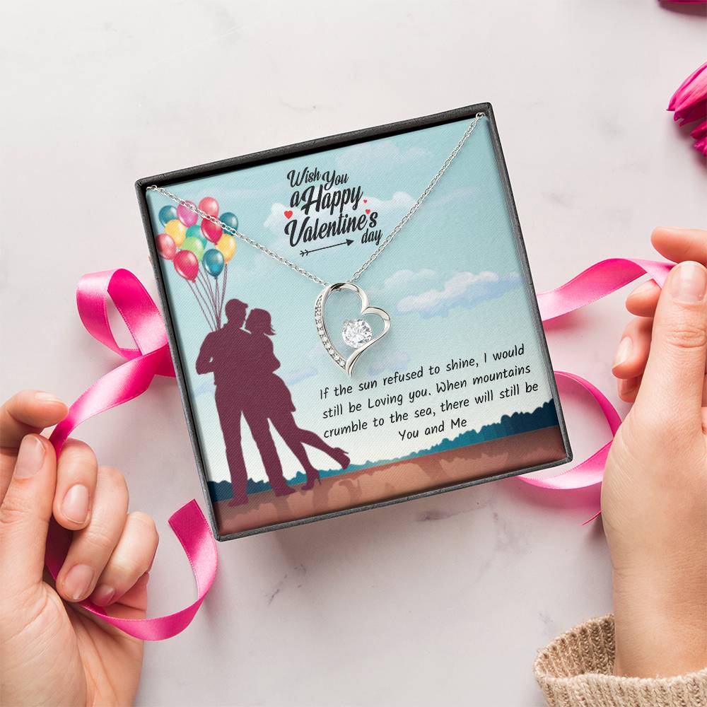 Valentines Day Necklace Gift For Girlfriend And Wife Perfect Love Gift Forever Love Necklace