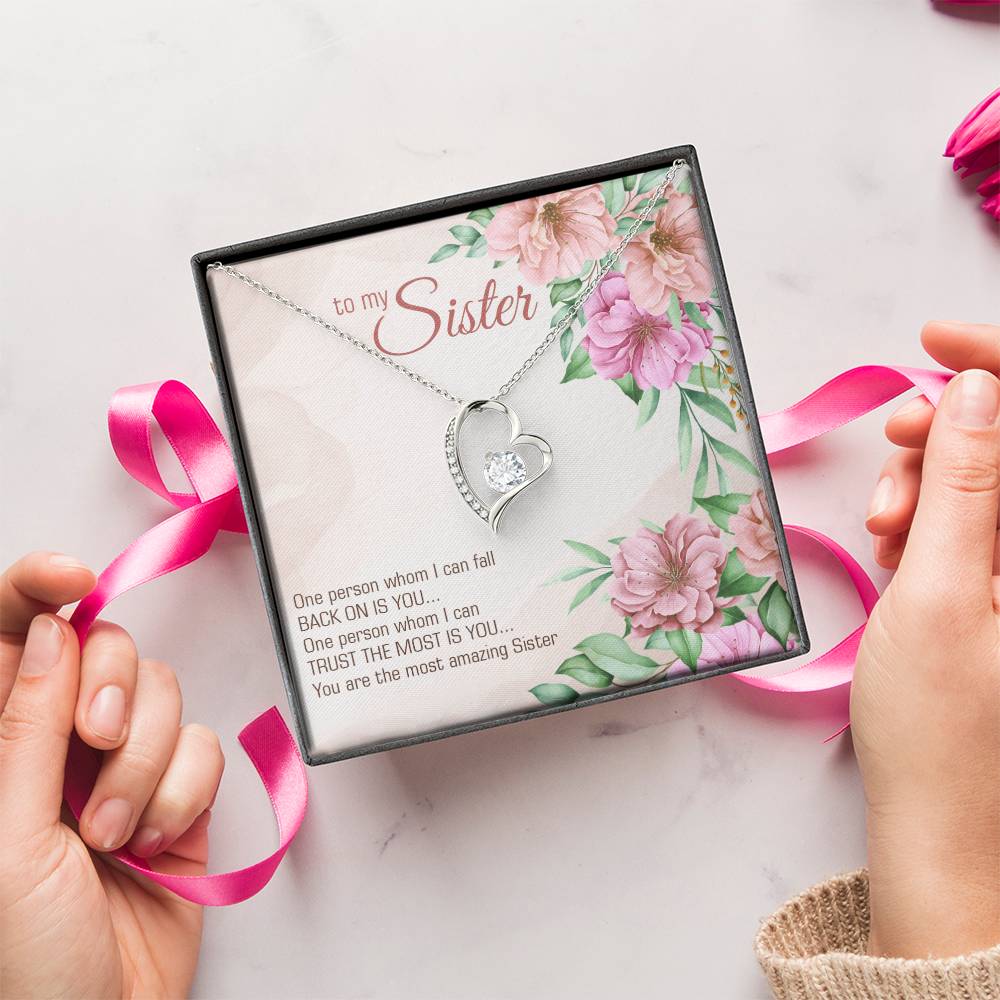 Collection Sister Most Amazing Sister Forever Love Necklace