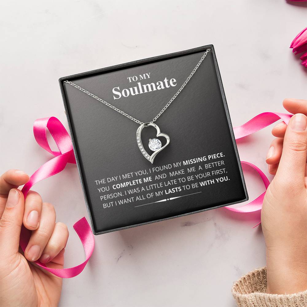 To My Soulmate - Forever Love Necklace Forever Love Necklace