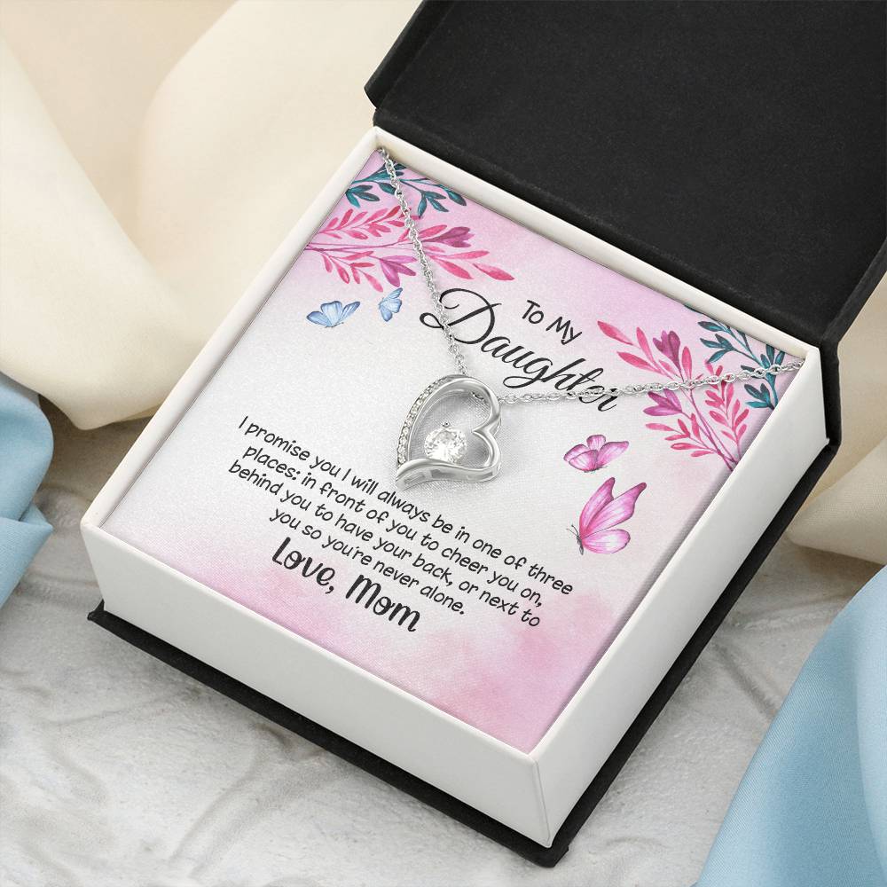 To My Daughter I Promise You Forever Love Necklace