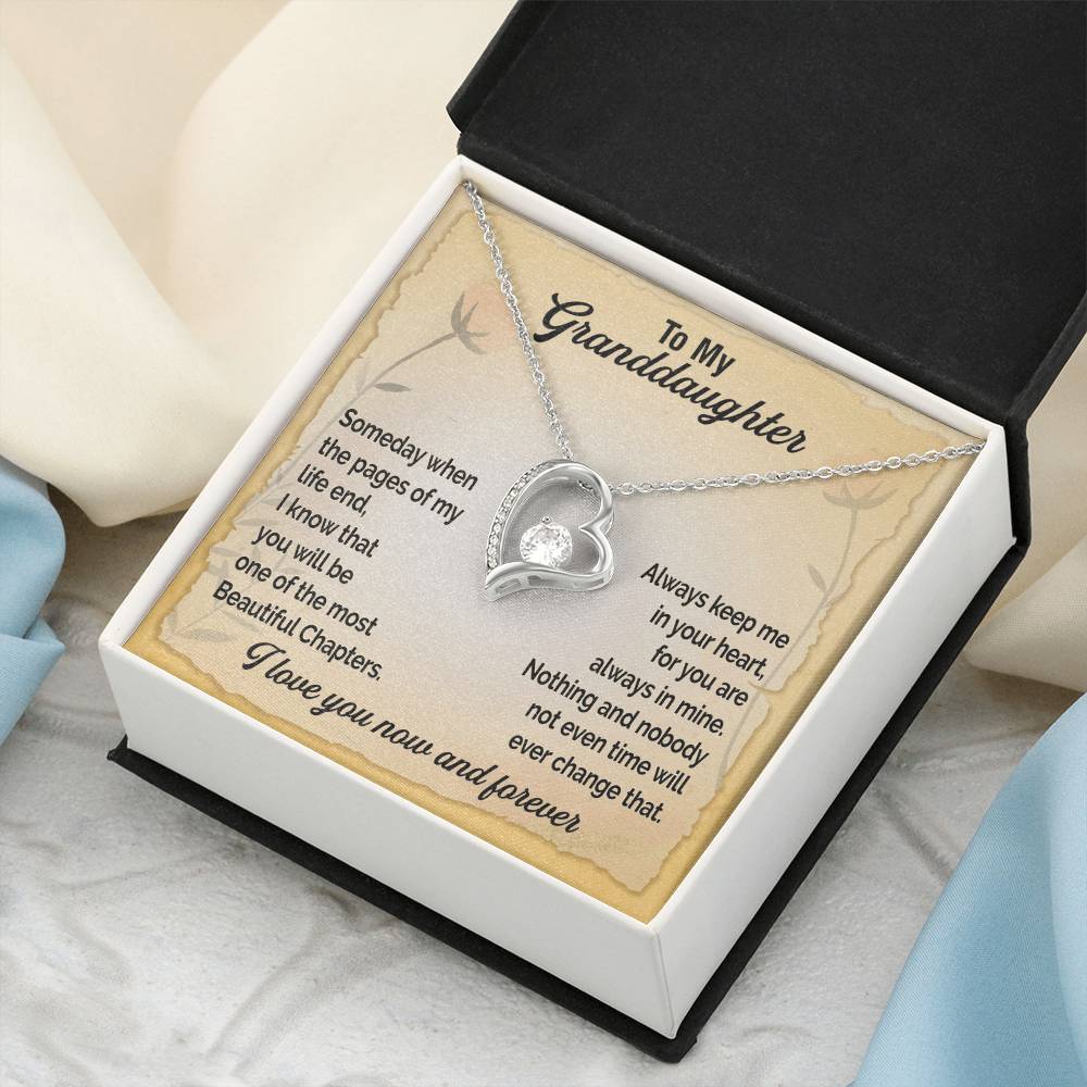 A Gift For Granddaughter Forever Love Necklace - Beautiful Chapters Forever Love Necklace