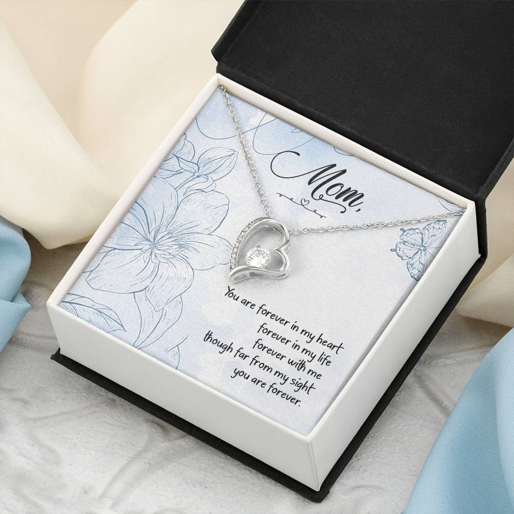 Mom You Are Forever In My Heart Forever In My Life Forever Love Necklace