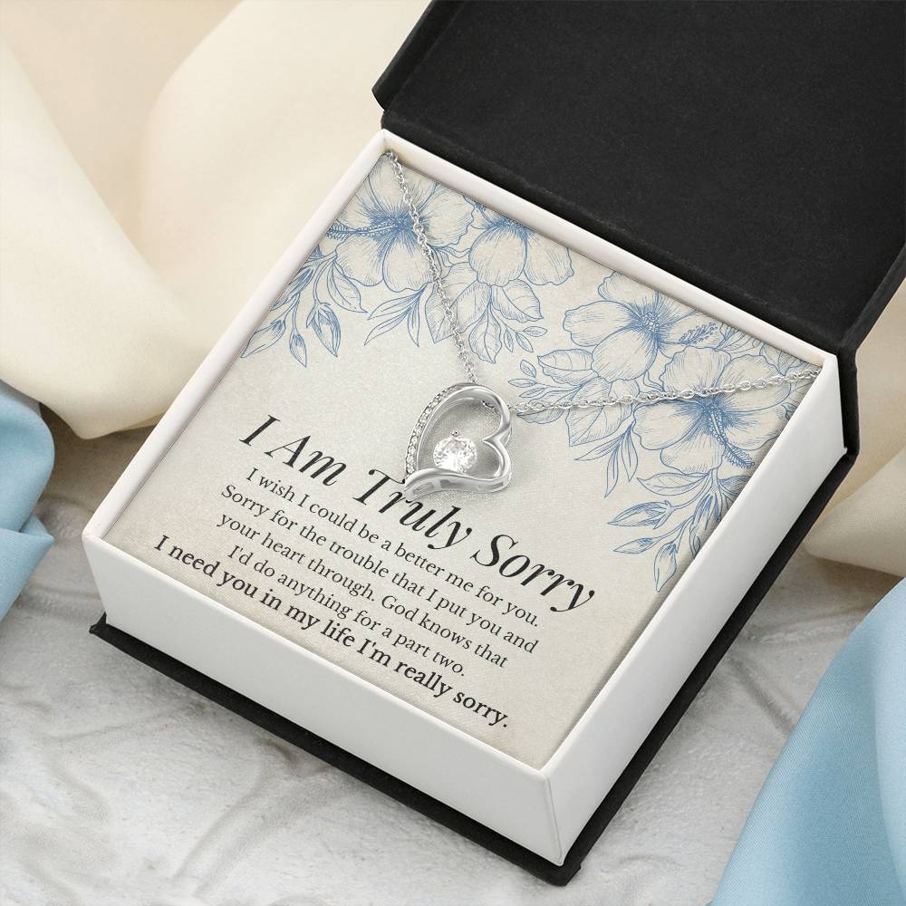 I Am Truly Sorry Necklace - Forever Love Forever Love Necklace