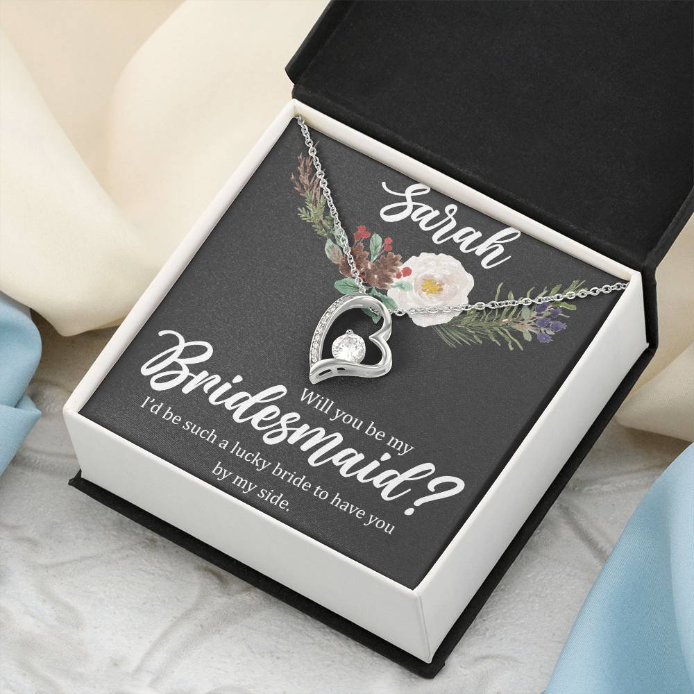 Bridesmaid Forever Love Necklace