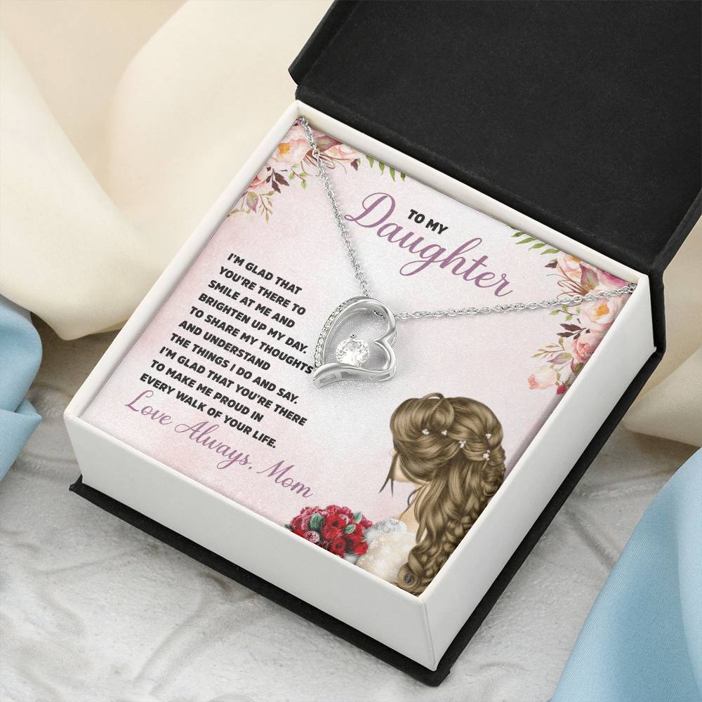 To My Daughter - Forever Love Necklace 1 Forever Love Necklace