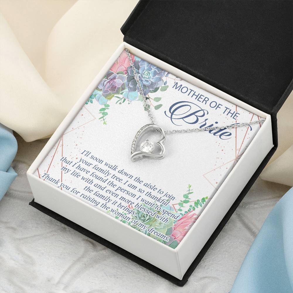 Mother Of The Bride Gift From Groom Mother Of The Bride Gift Necklace Custom Mother Of The Bride Giftmother Of The Bride Wedding Forever Love Necklace