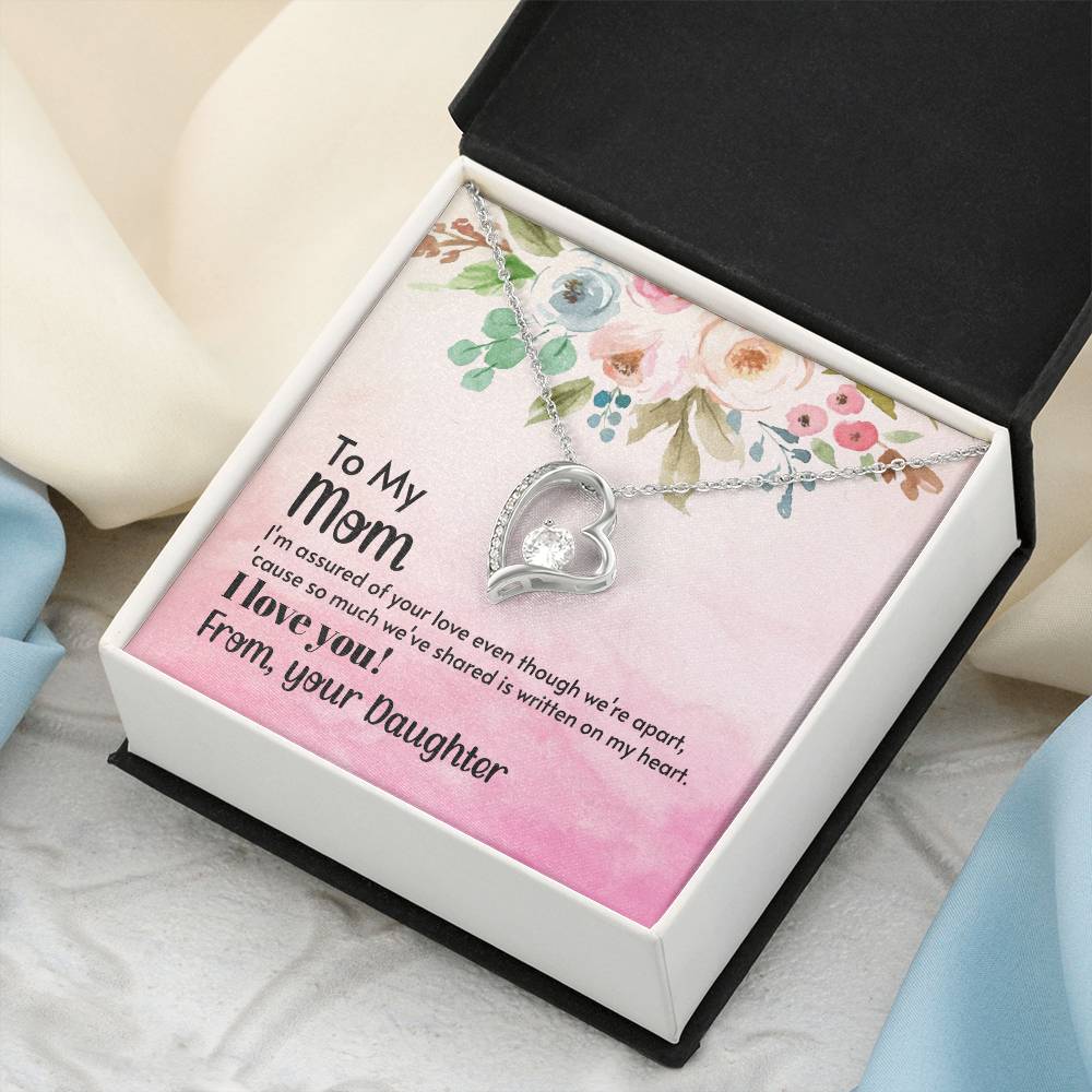 To My Mom Forever Love Necklace Mother Necklace Gift For Mother Xmas Christmas Customize Gift To My Mom Forever Love Necklace