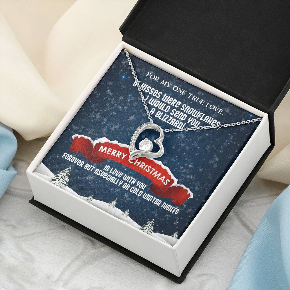 Forever Love Necklace To My One True Love Christmas Blizzard 1 Forever Love Necklace