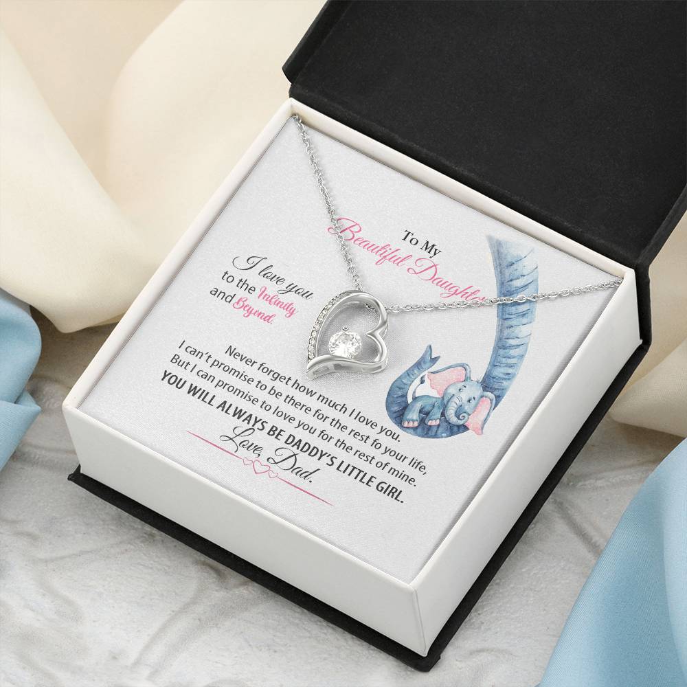 Dad To Daughter Forever Love Necklace
