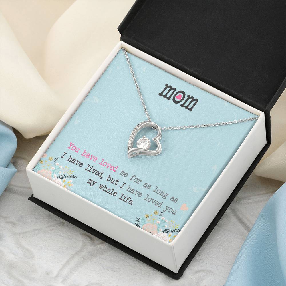 Perfect Gift For Mom On Mother's Day Forever Love Necklace