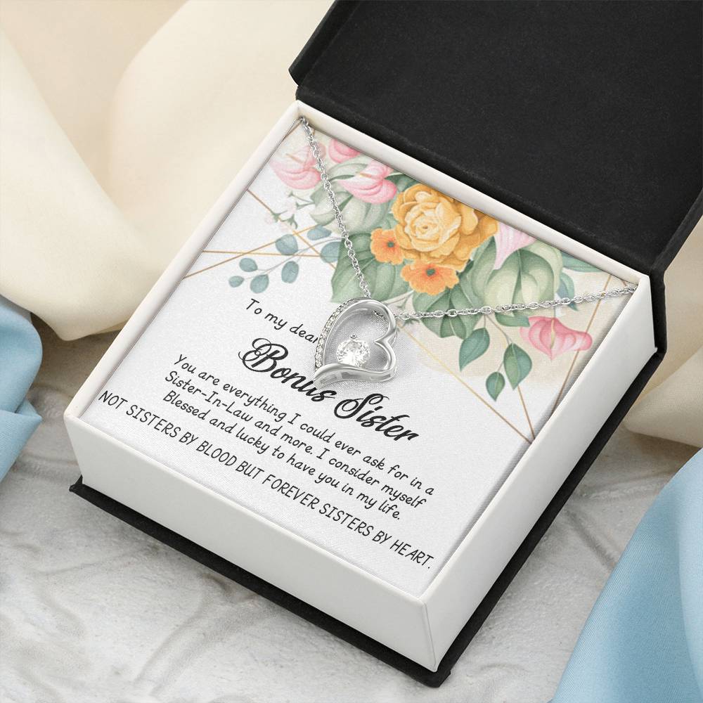 Sister In Law Necklace Gift Unbiological Sister Necklace Bonus Daughter Necklace Step Daughter Necklace Necklace Gift For Bonus Forever Love Necklace