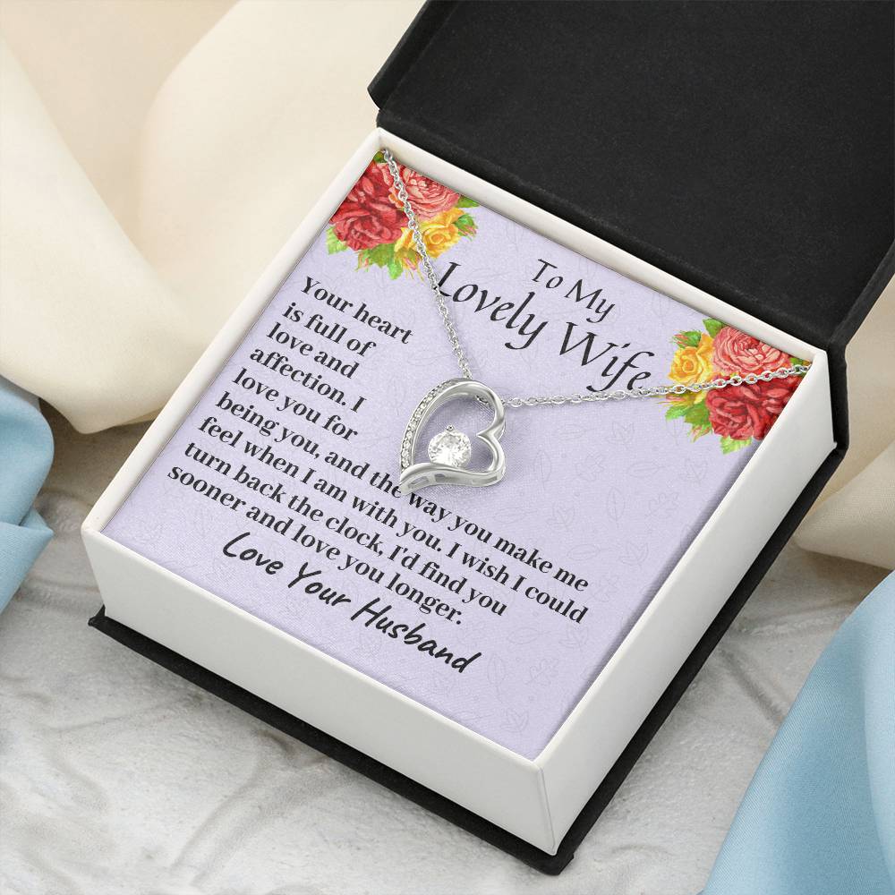 To My Wife I Love You For Being You Necklace 1 Forever Love Necklace