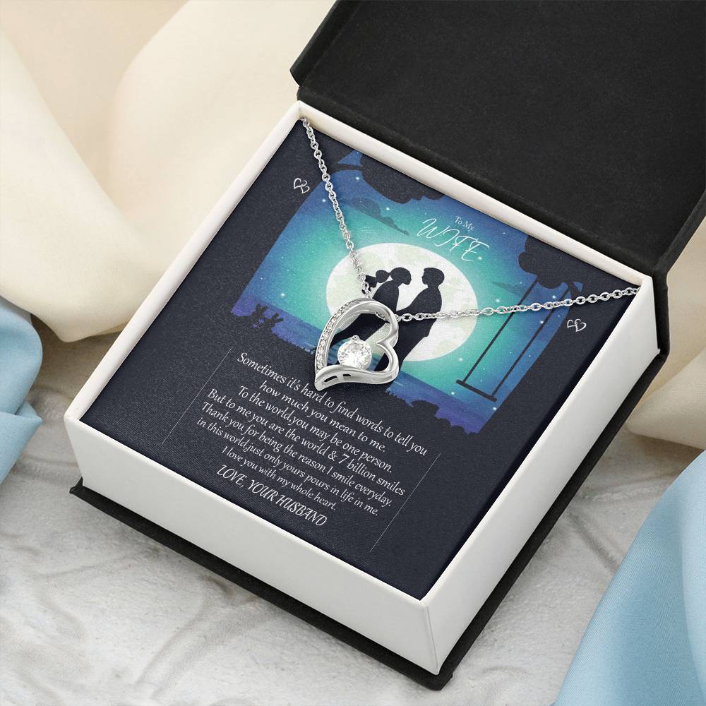 Gift For Wife I Love You Necklace 1 Forever Love Necklace