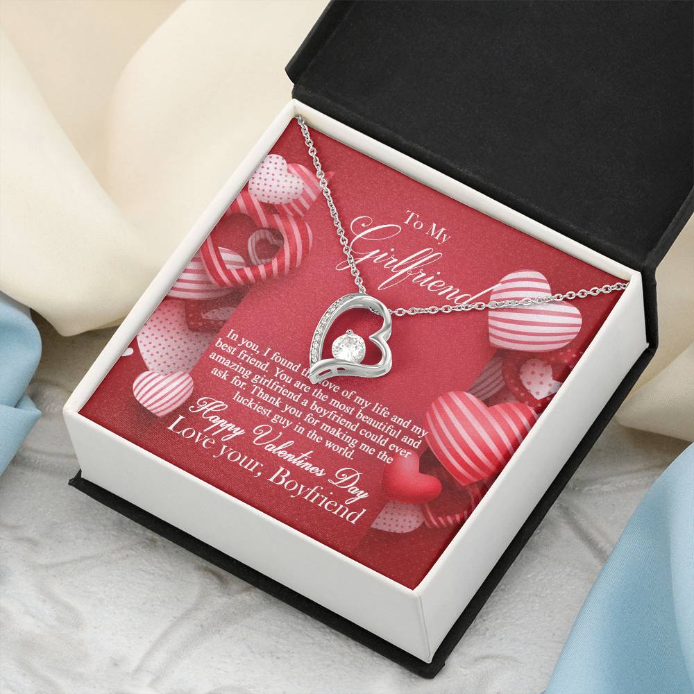 To My Girlfriend - Forever Love Necklace Forever Love Necklace