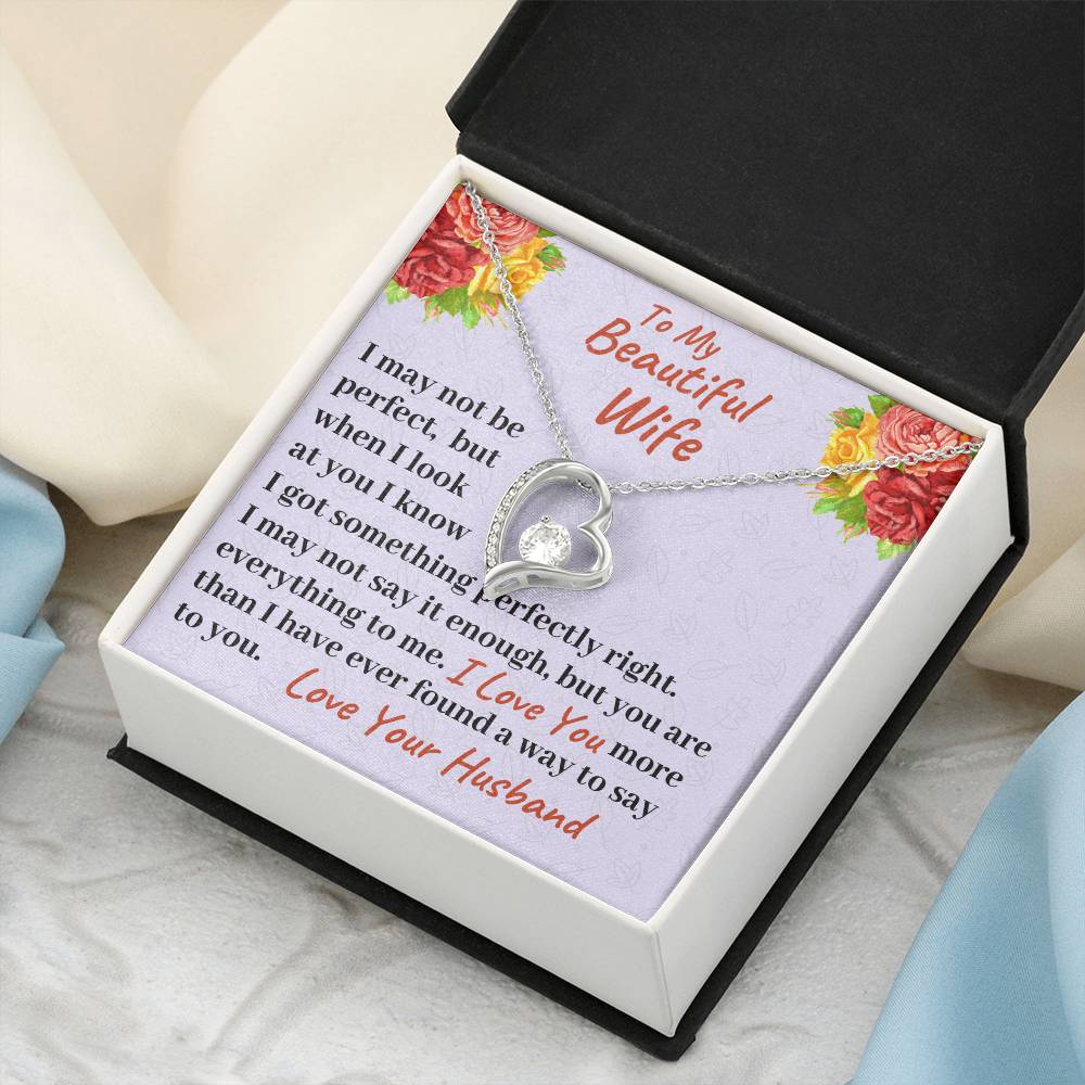 To My Beautiful Wife You Are Everything To Me Necklace 1