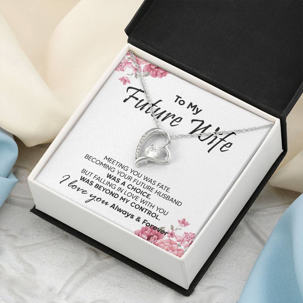 To My Future Wife - Forever Love Necklace - So145 Forever Love Necklace
