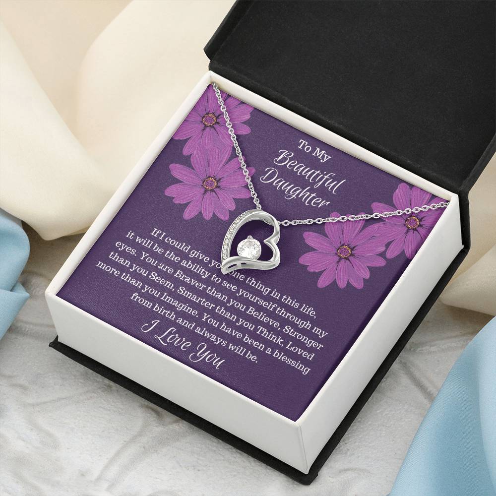 Gift For Daughter If I Could Give You One Thing... Forever Love 1 Forever Love Necklace