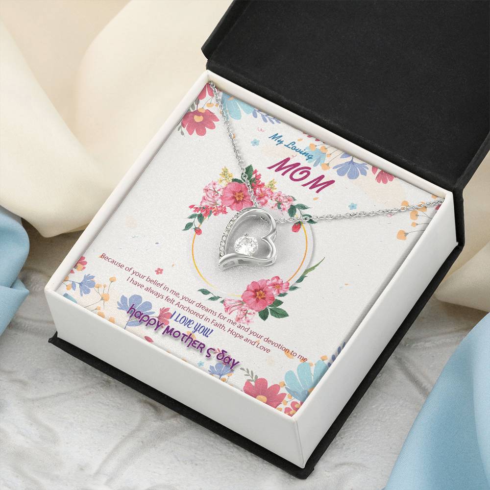 To My Mom Forever Love Necklace