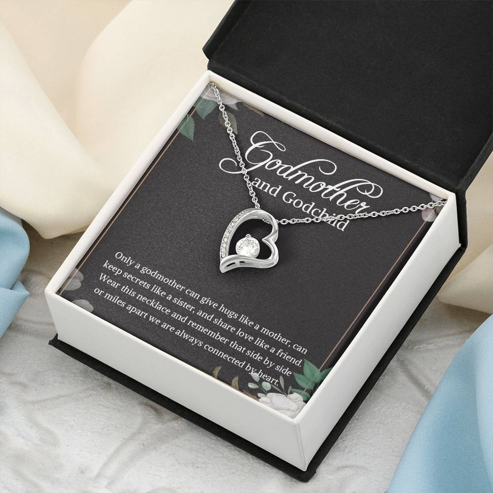 Godmother And Godchild Necklace Godmother & Goddaughter Necklace Gift Godmother And Godson Necklace Godmother Gift 1 Forever Love Necklace