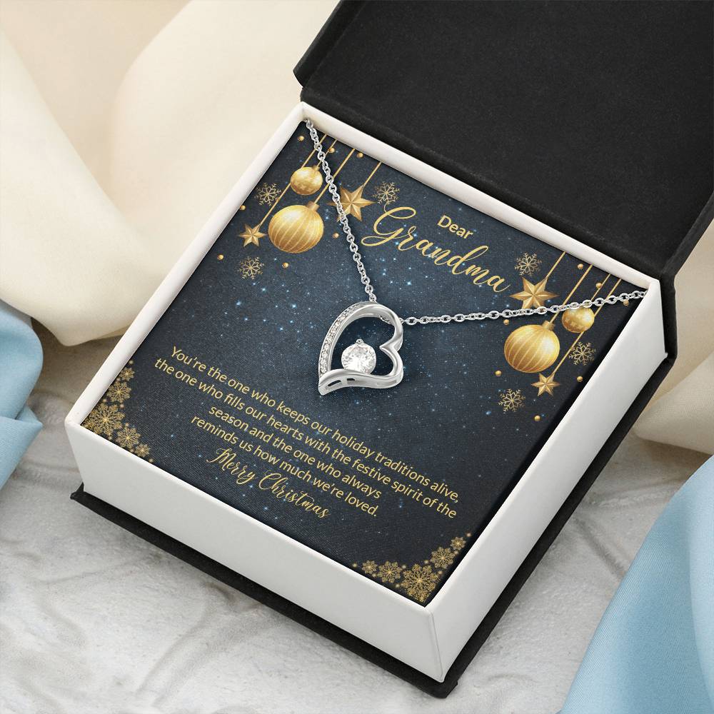 Gift For Grandma Grandma Necklace Love Necklace Nana Mama Christmas Gift For Her Forever Love Necklace