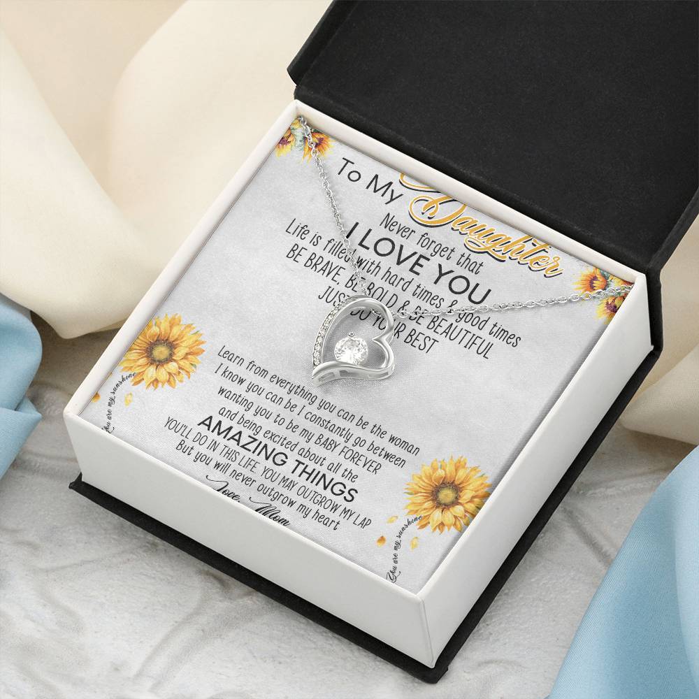 Mother's Day Necklace To My Mom To My Beautiful Mom Necklace Mothers Day Gift From Daughter Son To Mom Gift Mothers Day Forever Love Necklace