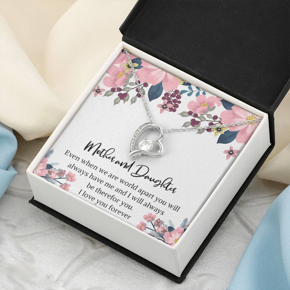 Mom And Daughter Necklace Mother Daughter Jewelry Mother Daughter Mother Daughter Necklace Mother & Daughter Gifts 1 Forever Love Necklace