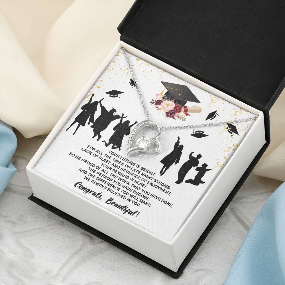 Class Of 2022 Graduation Necklace For Her Dad To Daughter Necklace Jewelry Gift Love Dad To Daughter Necklace Dad Anniversary Gift Forever Love Necklace