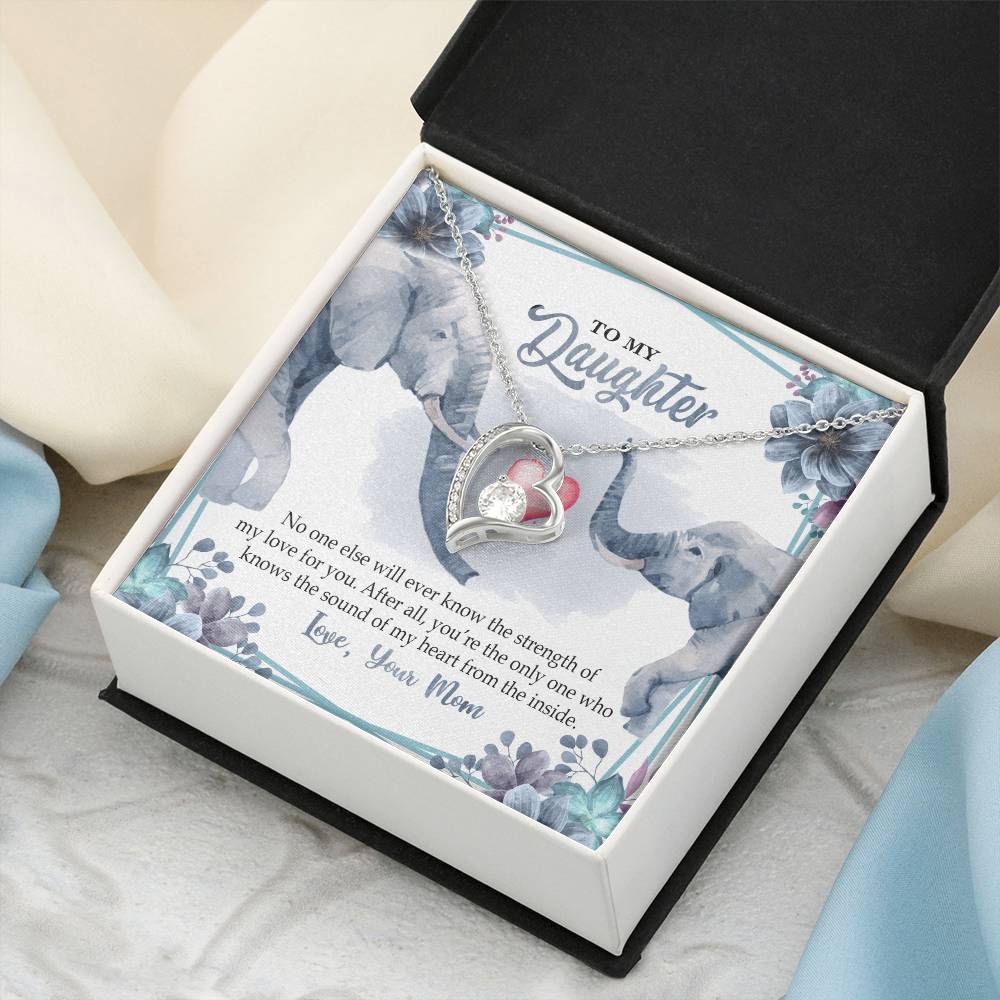 To My Daughter Necklace Daughter Necklace From Mom Sentimental Gift Mother To Daughter Daughter Jewelry Mother Daughter Forever Love Necklace