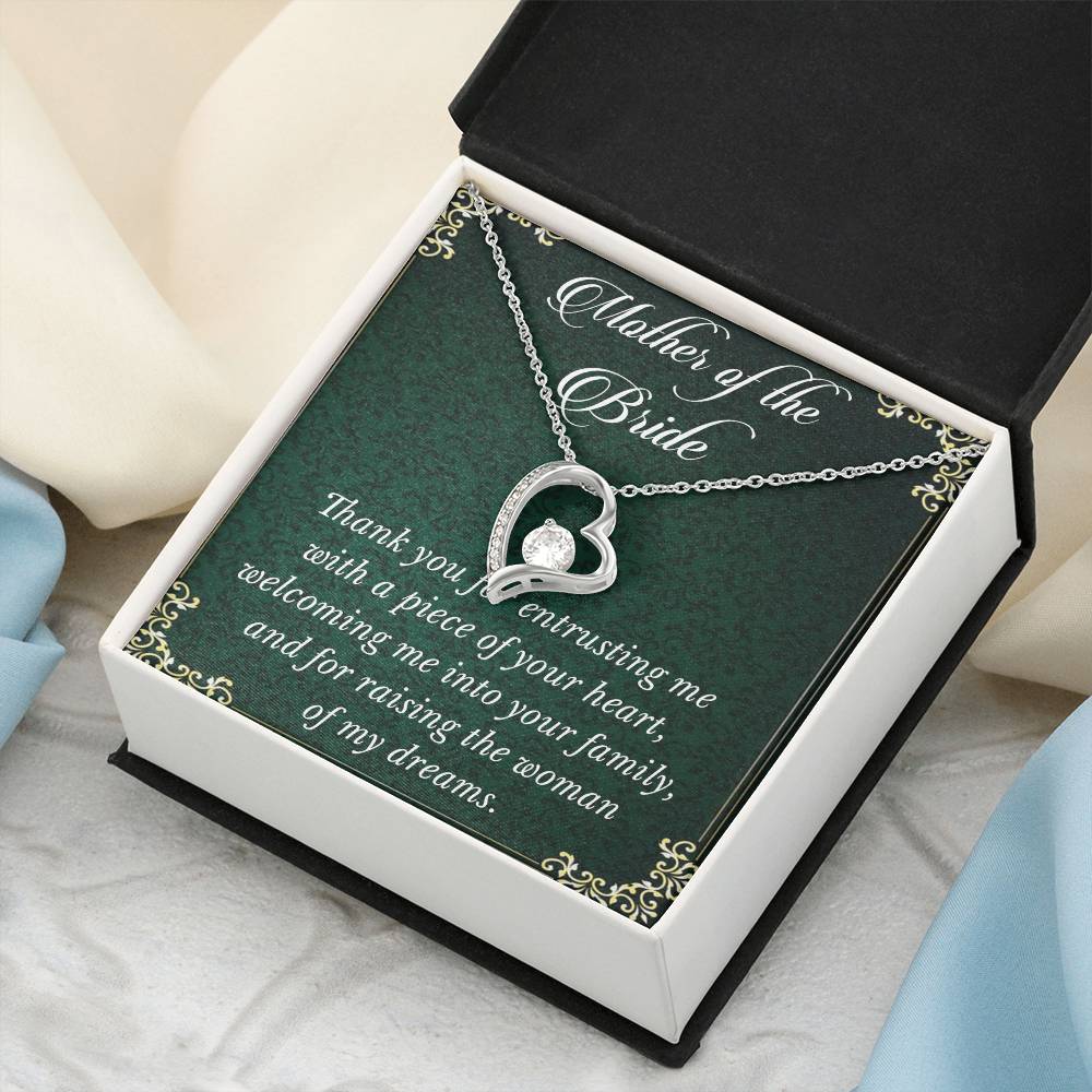 Mother Of The Bride Gift Customize Mother Of The Bride Wedding Gift Mom Of The Bride Gift Mother Of The Bride Forever Love Necklace Forever Love Necklace