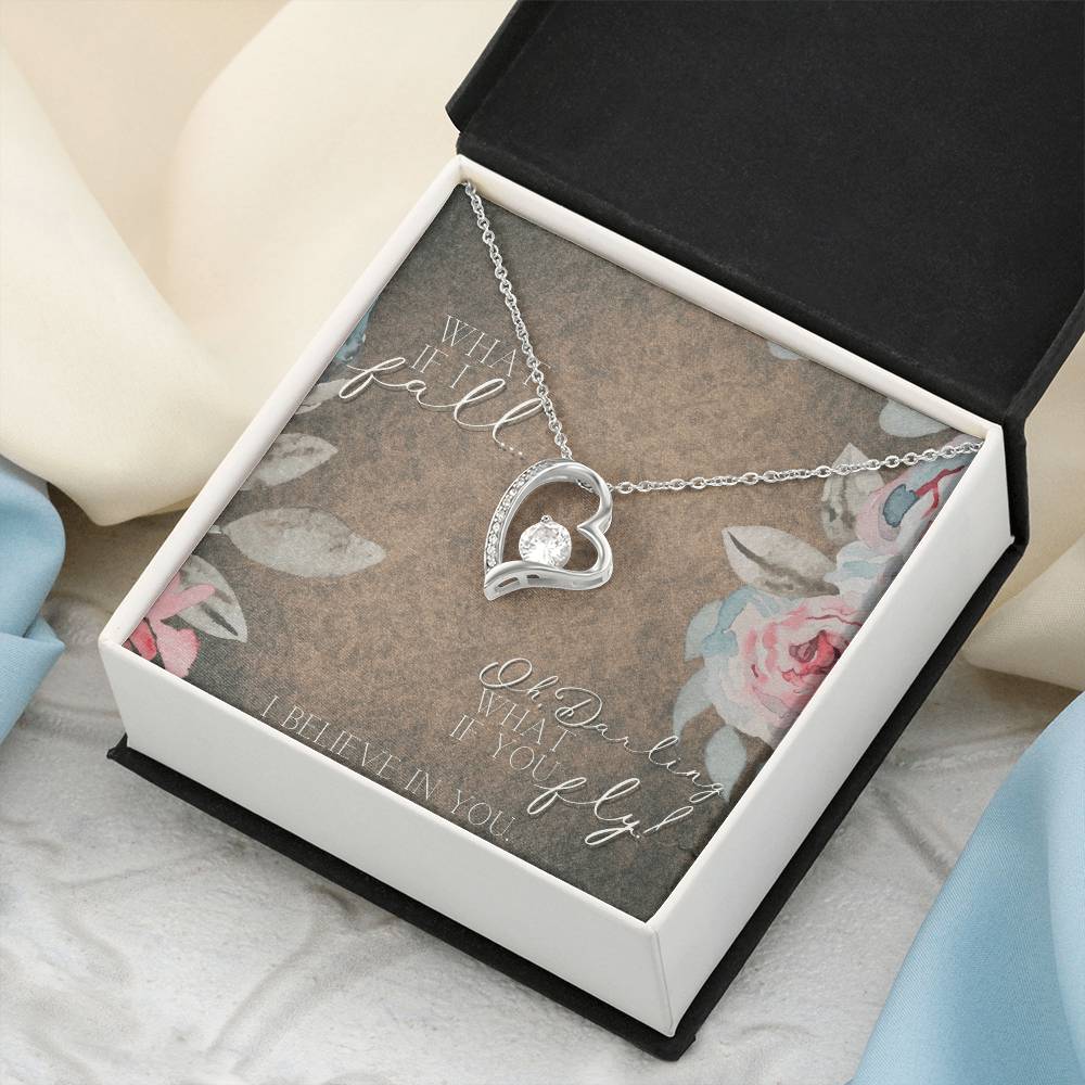 To My Daughter Interlocking Hearts Necklace Father To Daughter Gift Birthday Gift To Daughter From Dad Daughter Necklace Forever Love Necklace