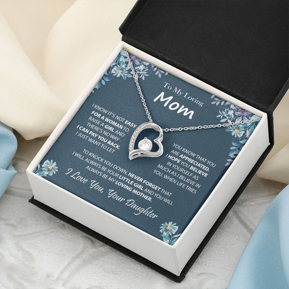 Mothers Day Heart Necklace Forever Love Mother Daughter 1 Forever Love Necklace
