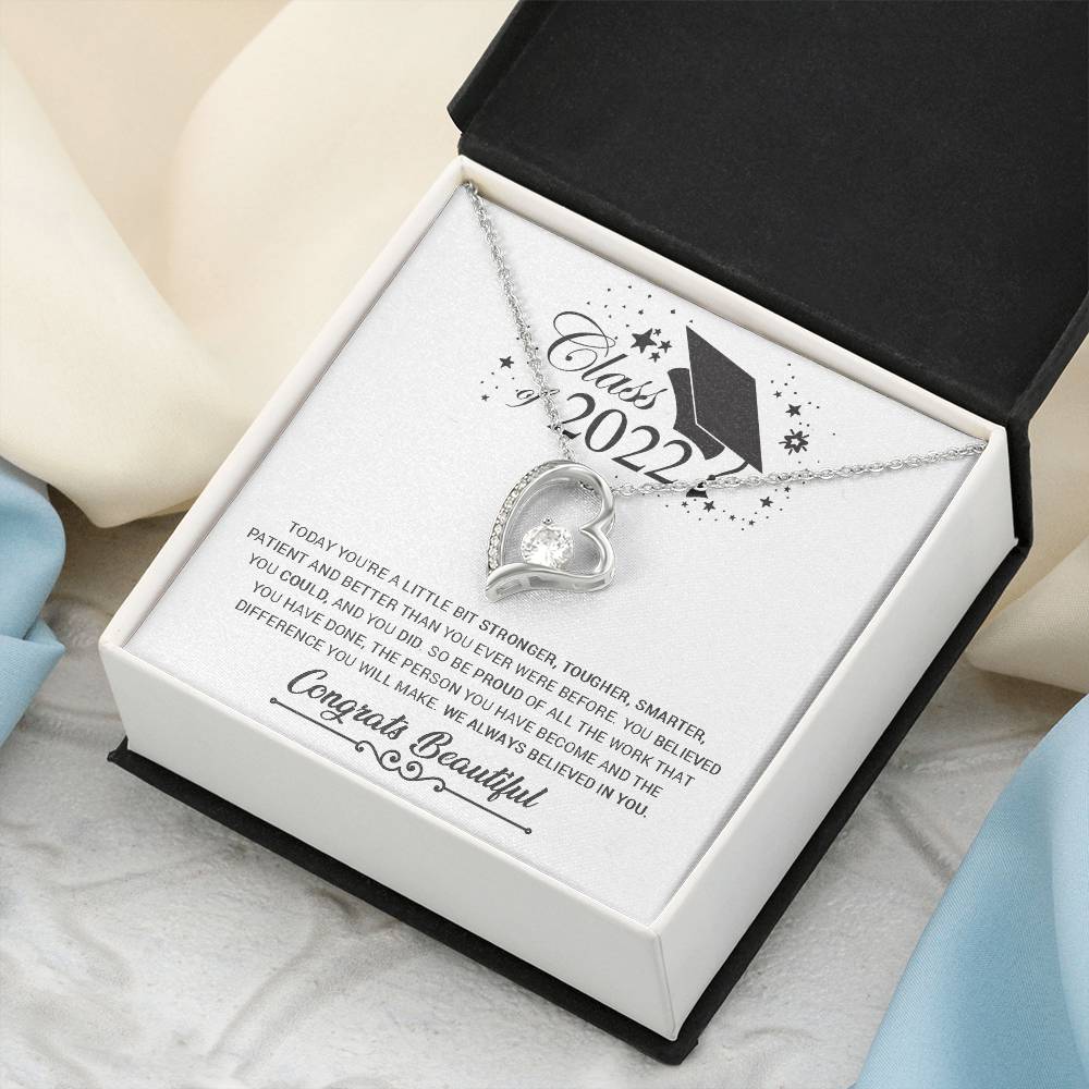 Goddaughter Graduation Class Of 2022 Keepsake Grad Gift Memento Family College Graduate Present Forever Love Necklace