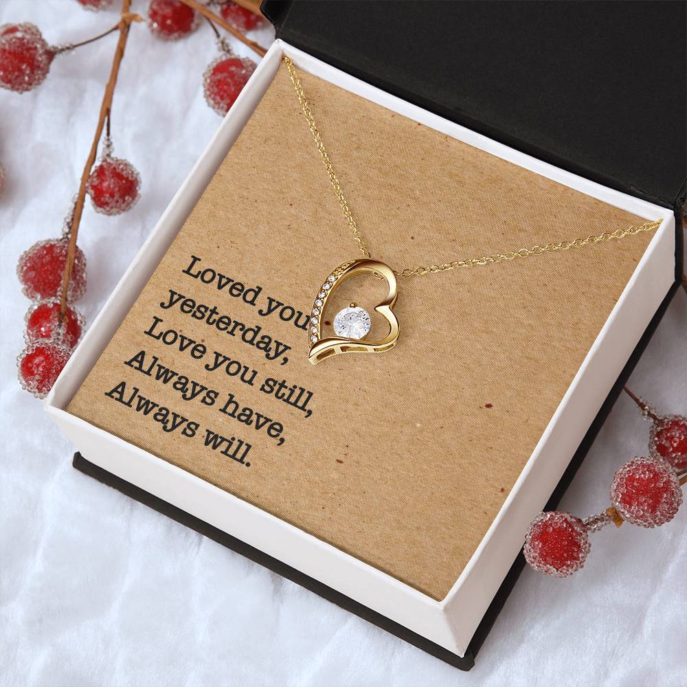 The Always Will Necklace - Customize Gift For Your Loved One ❤️ Forever Love Necklace