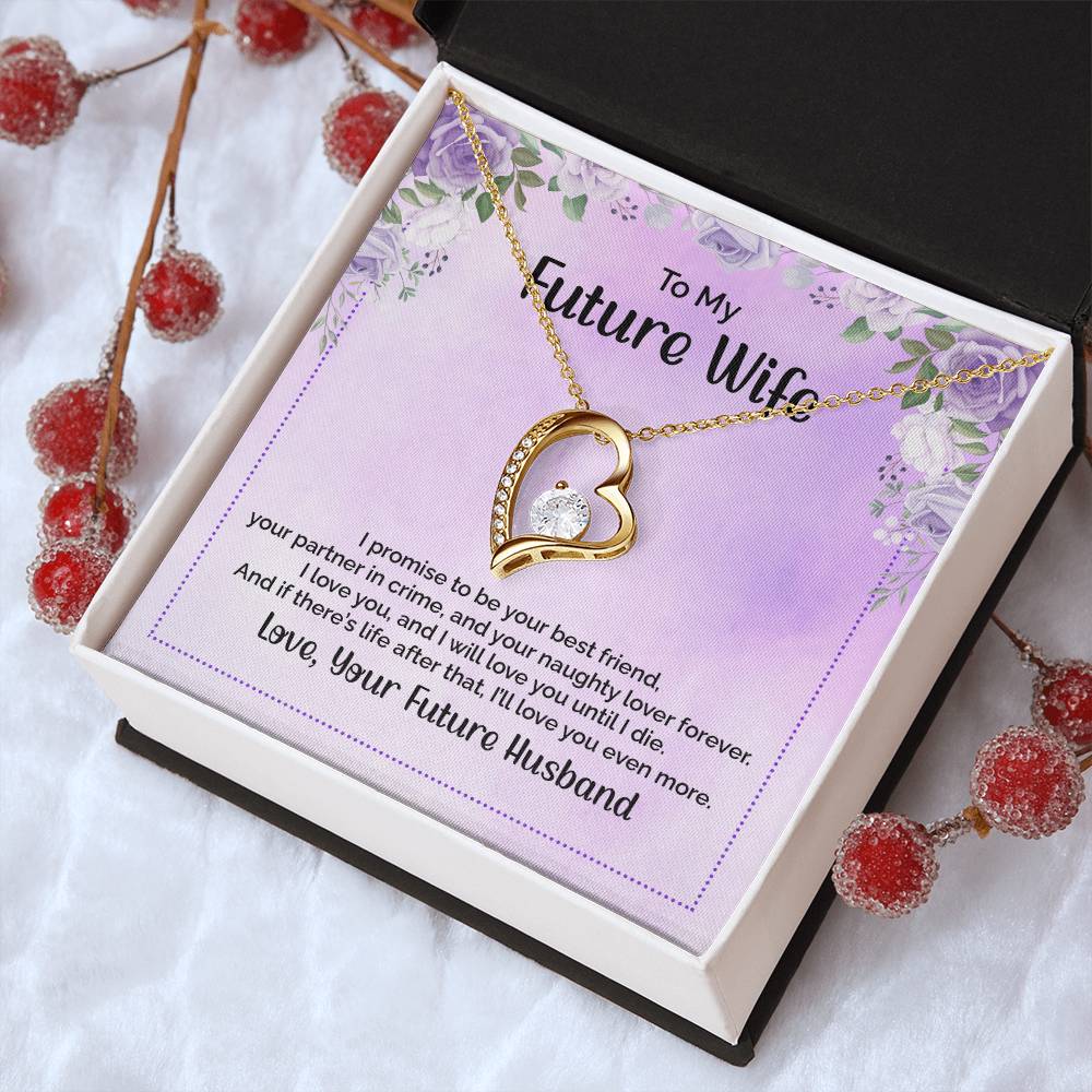 To My Future Wife I Promise To Be Your Best Friend 1 Forever Love Necklace