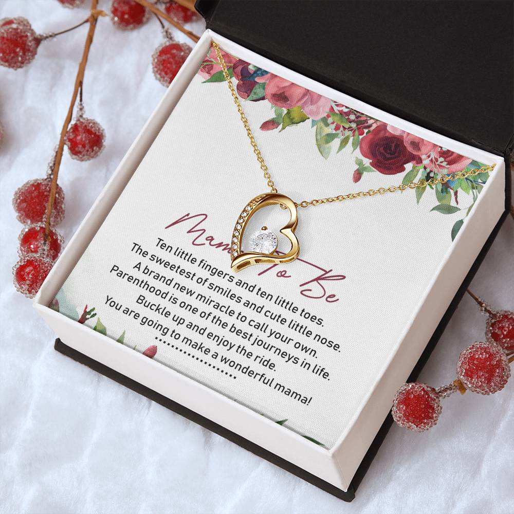 Mama To Be Forever Love Necklace Message Card Forever Love Necklace