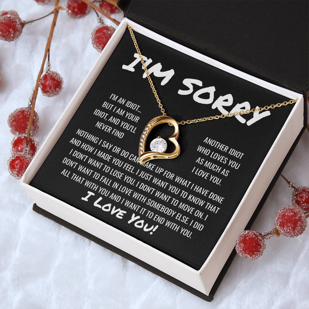 Sorry Apology Necklace 1 Forever Love Necklace