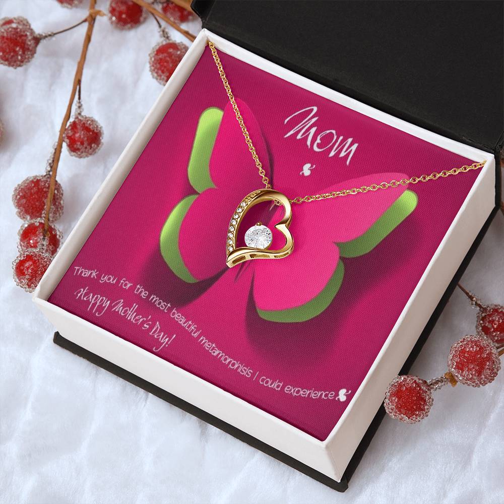 To My Mom 2 Forever Love Necklace