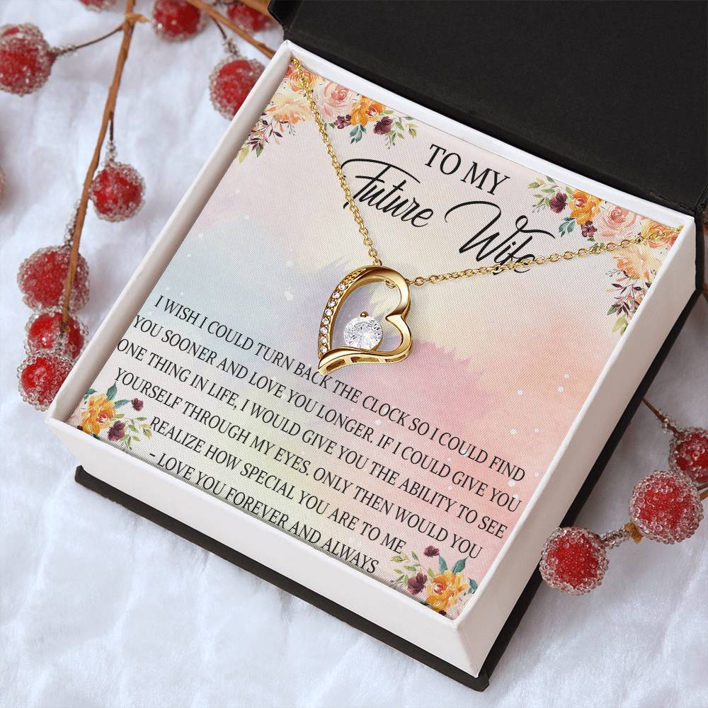 Future Wife Necklace To My Future Wife Future Wife Birthday Gift Girlfriend Necklace Girlfriend Necklace Gifts 1 Forever Love Necklace