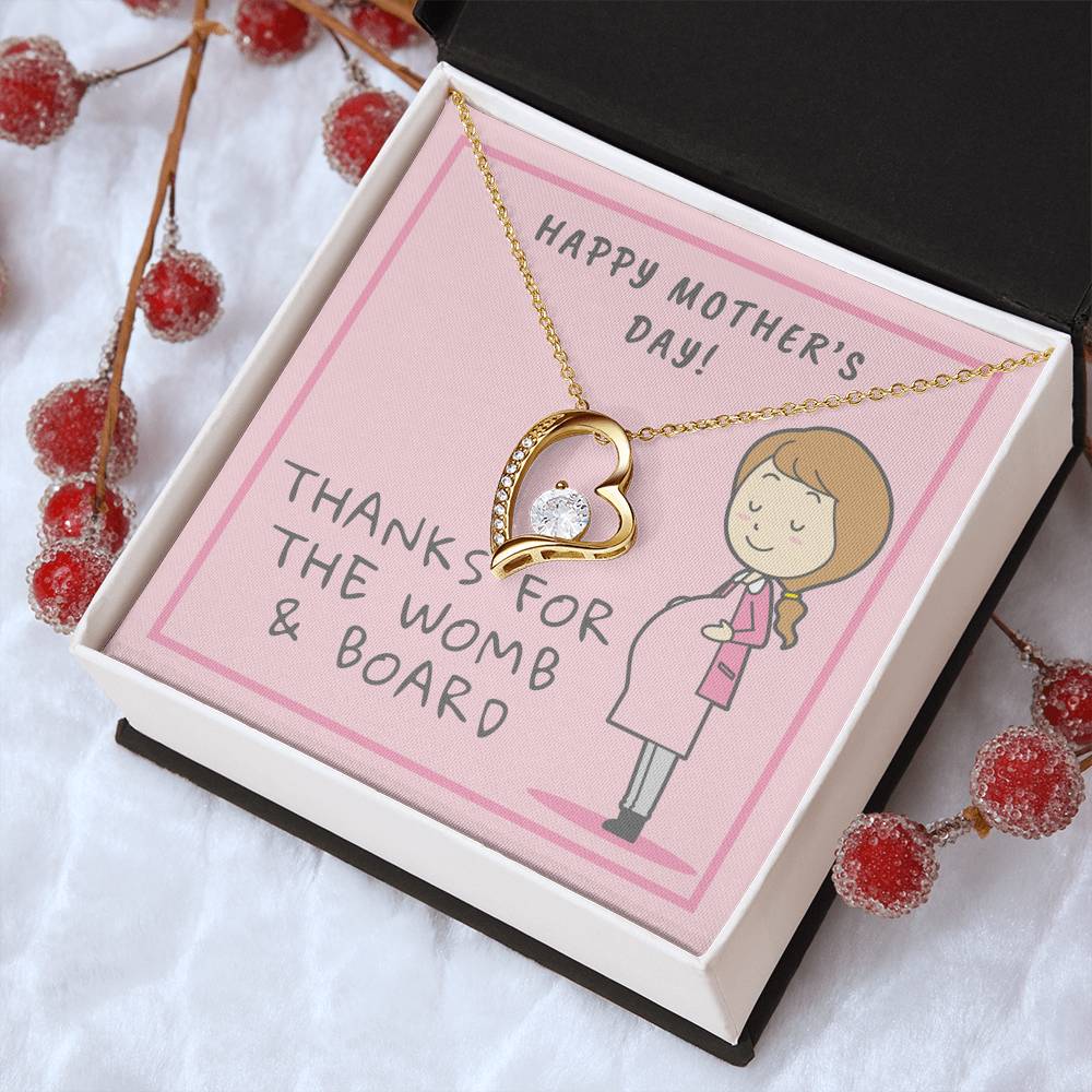 Mother's Day With Message Card 1 Forever Love Necklace