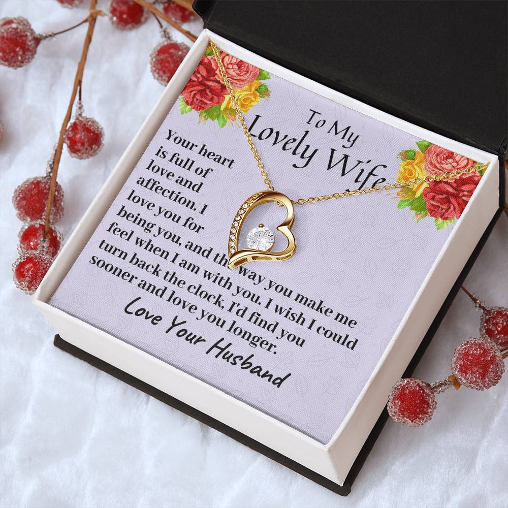 To My Wife I Love You For Being You Necklace 1 Forever Love Necklace