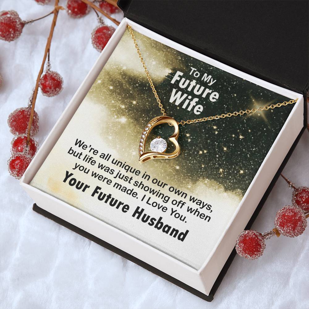 Present Gift For Future Wife Forever Love Necklace