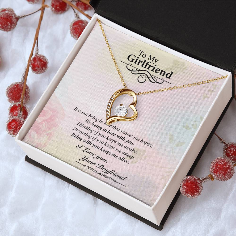 To My Girlfriend - Forever Love Necklace 1 Forever Love Necklace