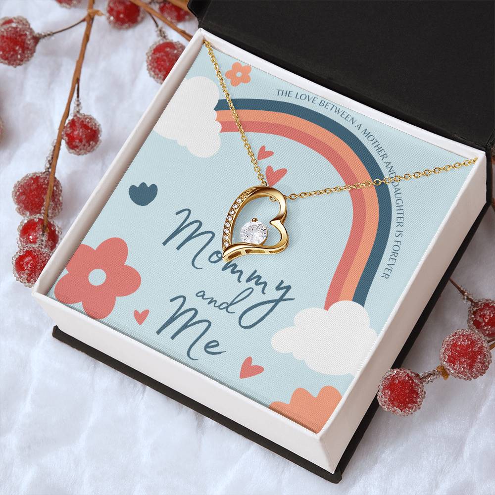 Mommy And Me Mother Daughter Gift For Daughter From Mom Gift For Daughter From Mom Daughter Mother Necklace Forever Love Necklace