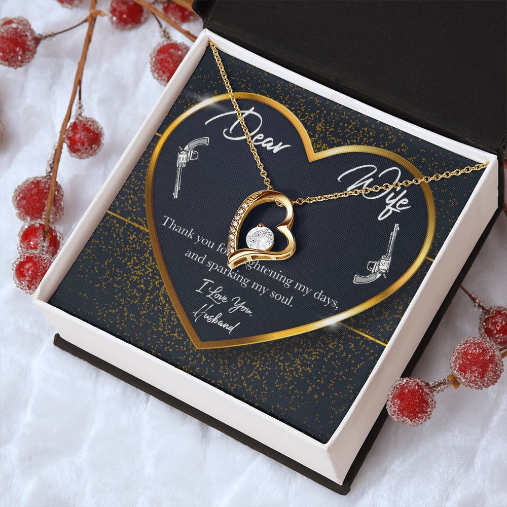 Dear Wifei Love You 1 Forever Love Necklace