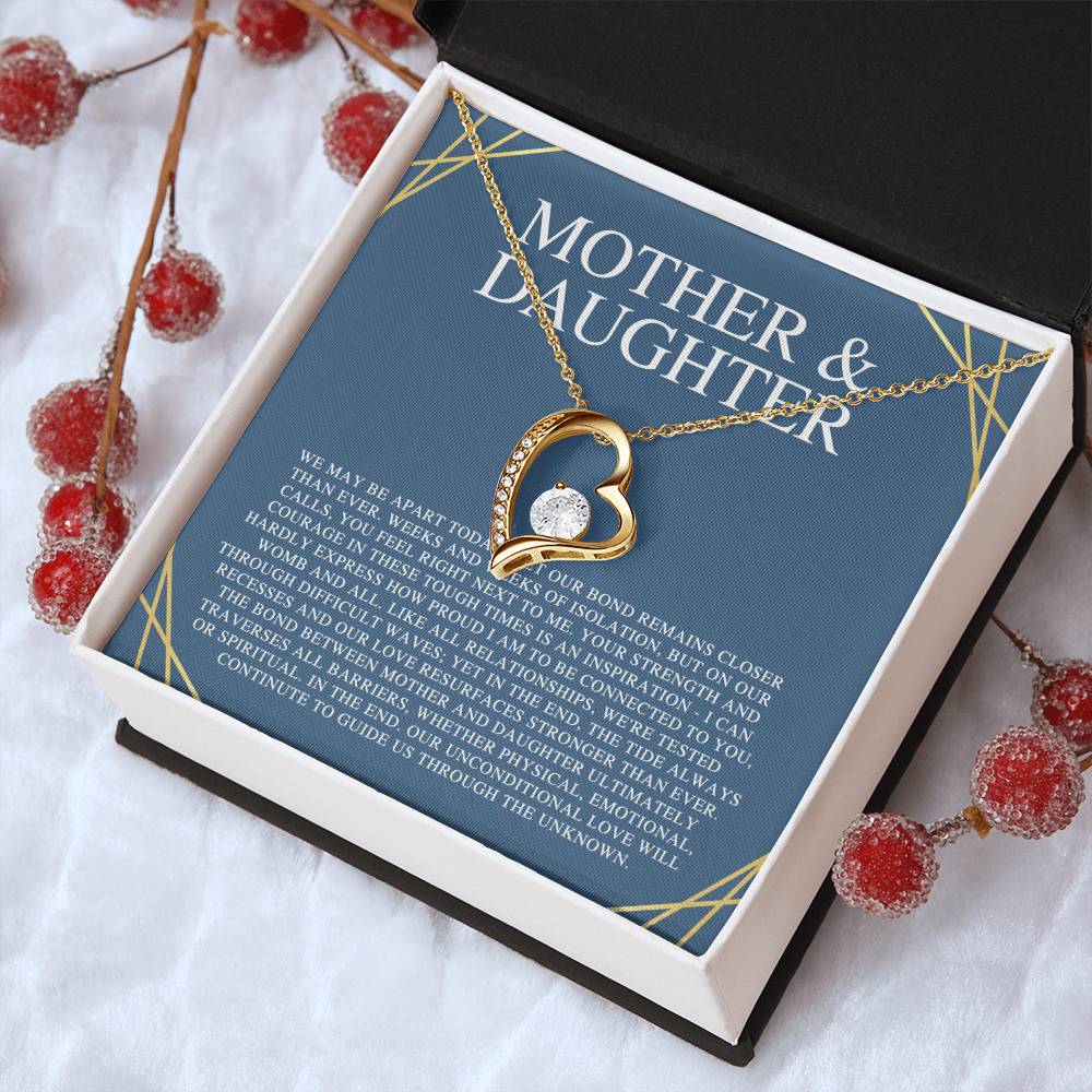 Mother Of The Bride Gift From Daughter Mother Of The Groom Gift From Son Mother's Day Gift Mother Of The Bride Necklace Daughter Forever Love Necklace