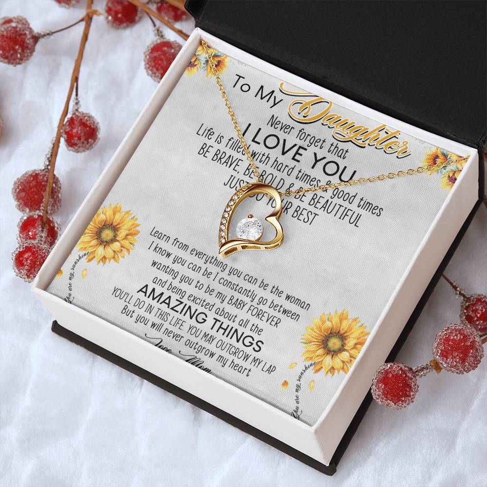 Mother's Day Necklace To My Mom To My Beautiful Mom Necklace Mothers Day Gift From Daughter Son To Mom Gift Mothers Day Forever Love Necklace