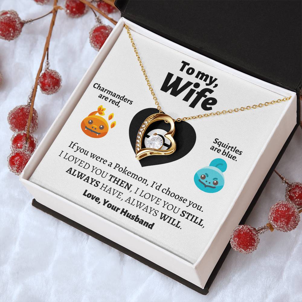 To My Wife Necklace Love Your Husband To My Wife Necklace Anniversary Gift For Wife Gift For Wife Necklace For Wife Birthday Forever Love Necklace