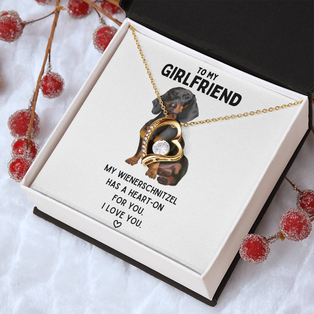 To My Girlfriend My Wienerschnitzel Necklace 1 Forever Love Necklace
