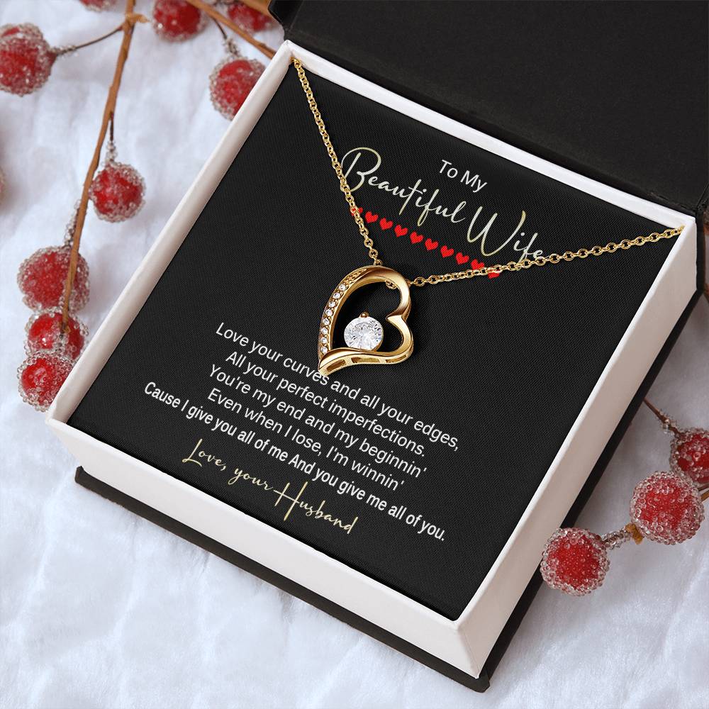 Perfect Gift For Wife Forever Love Necklace