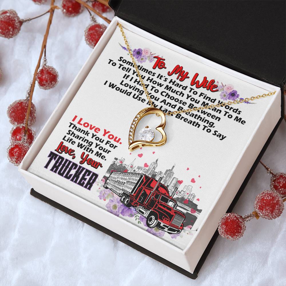 Trucker's Wife 2 1 1 Forever Love Necklace